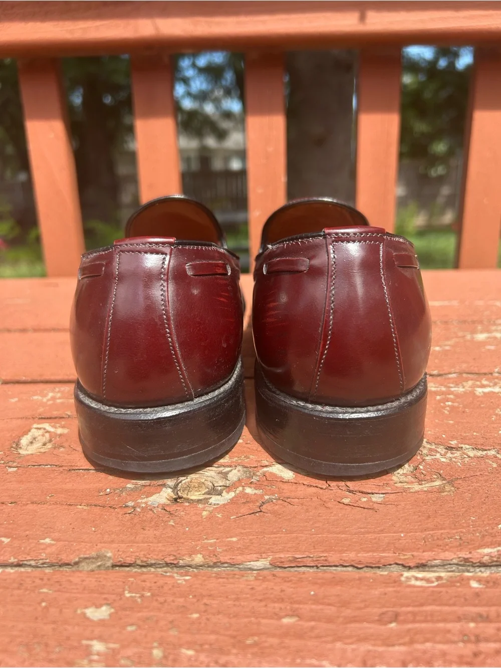 Allen Edmonds Saratoga Loafers Tassel Dress Shoes 8773 Sz 9.5 AAA Vintage